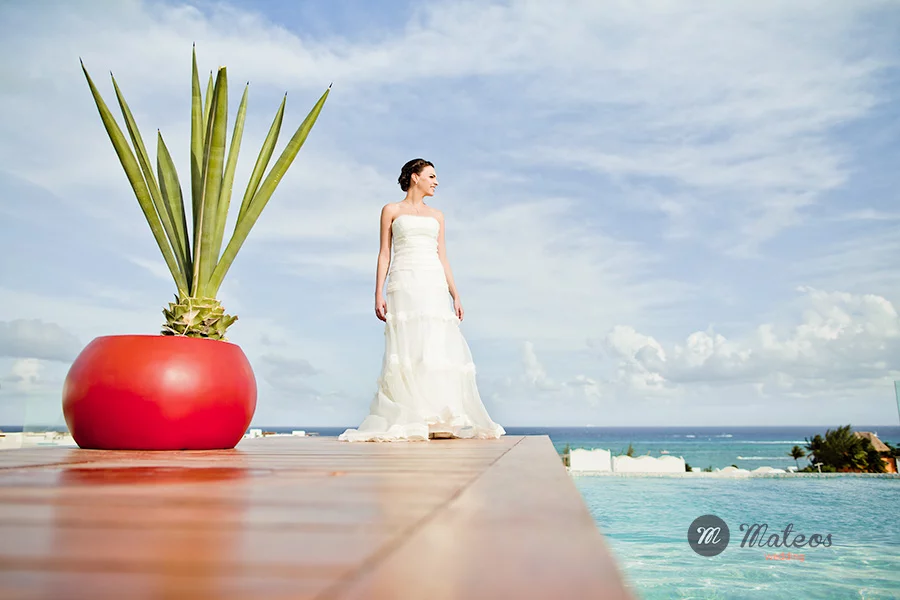 jewish wedding on the beach at playa del carmen