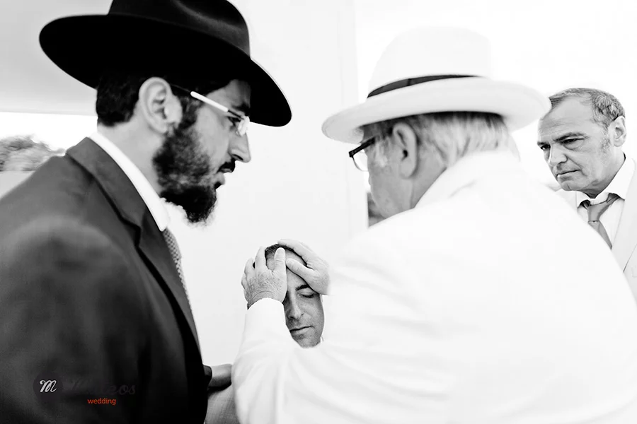 jewish wedding on the beach at playa del carmen
