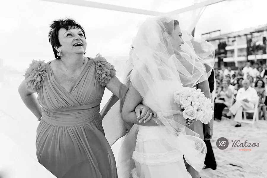 jewish wedding on the beach at playa del carmen