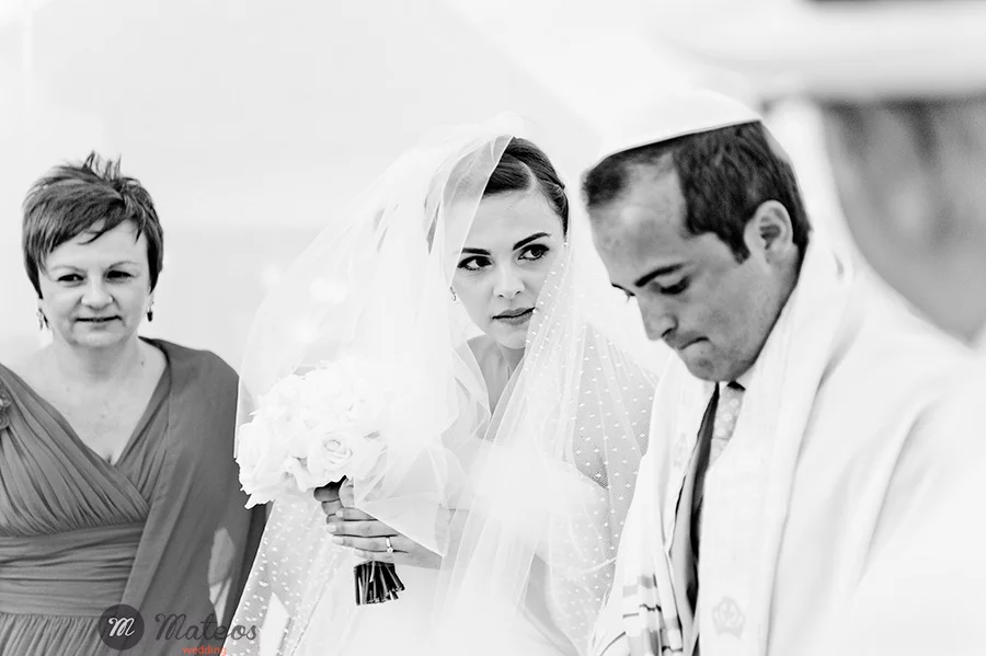 jewish wedding on the beach at playa del carmen