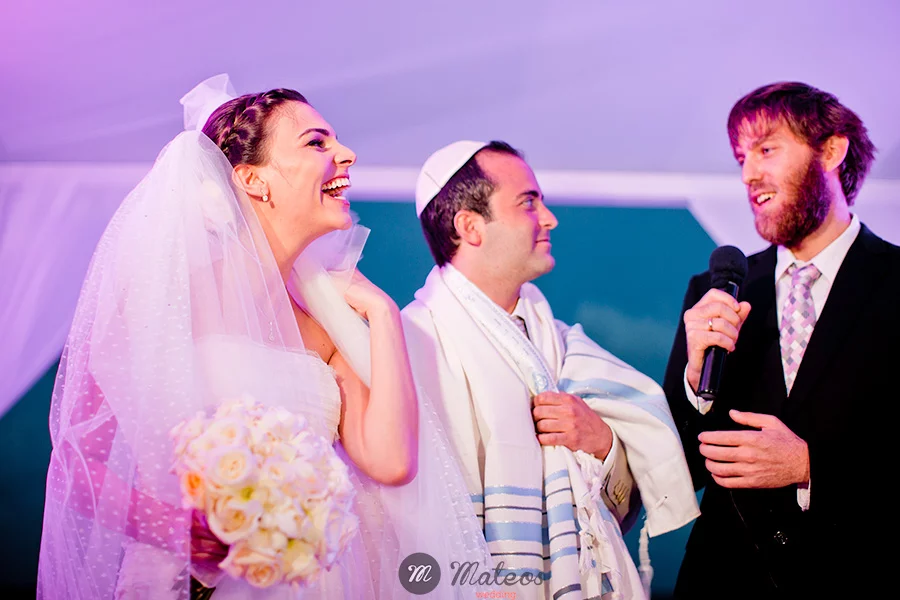 jewish wedding on the beach at playa del carmen