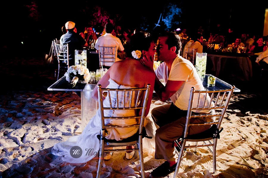 jewish wedding on the beach at playa del carmen