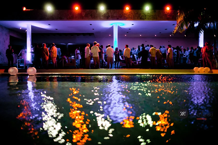 jewish wedding on the beach at playa del carmen