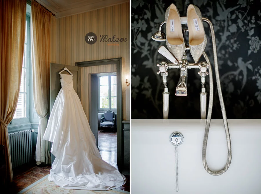wedding day at chateau ladurantie