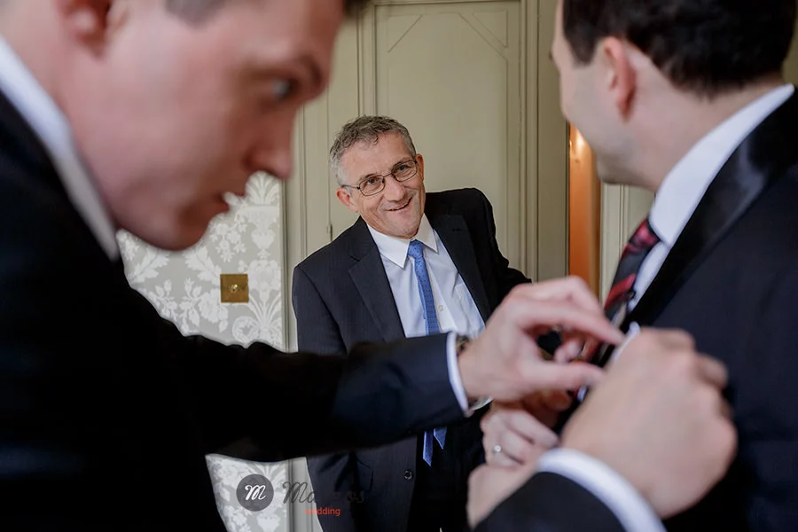 wedding day at chateau ladurantie