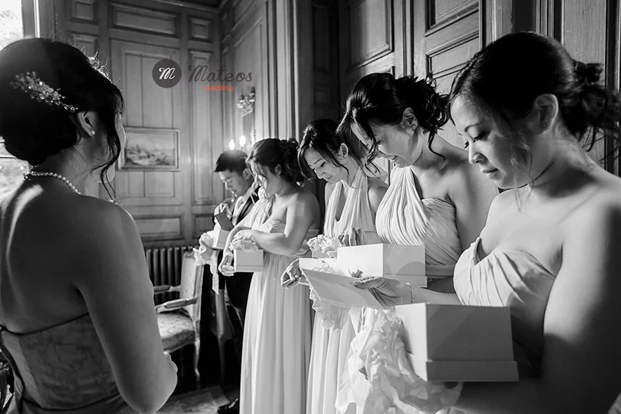 wedding day at chateau ladurantie