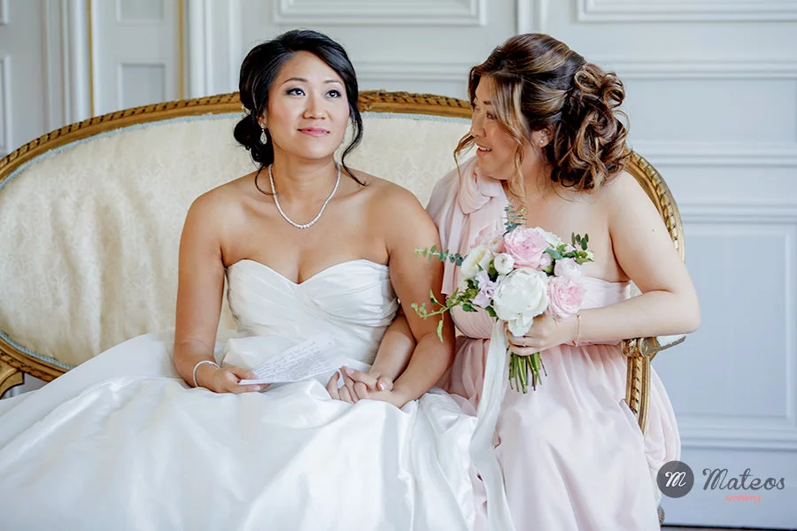 wedding day at chateau ladurantie