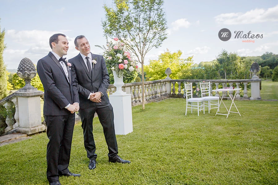 wedding day at chateau ladurantie
