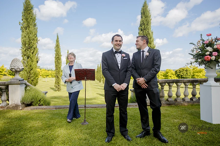 wedding day at chateau ladurantie