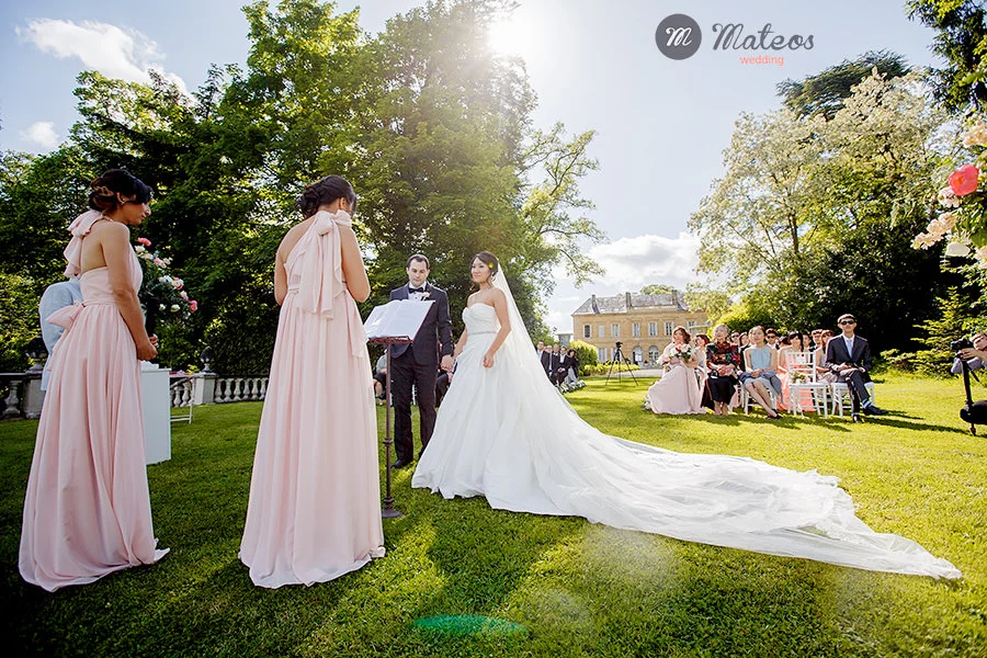 wedding day at chateau ladurantie