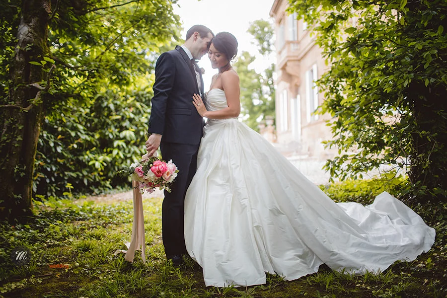 wedding day at chateau ladurantie