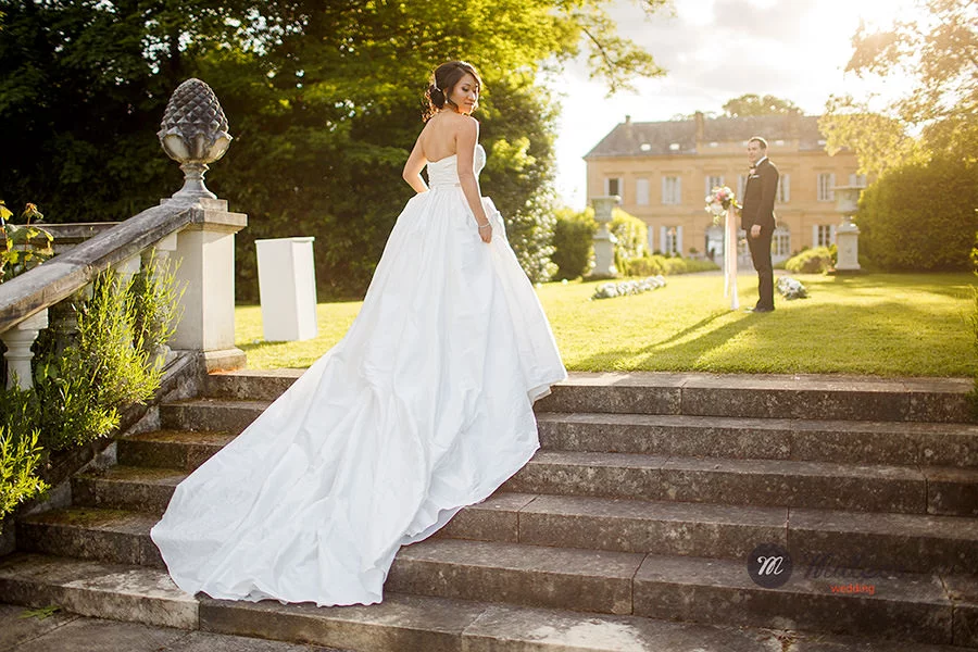wedding day at chateau ladurantie