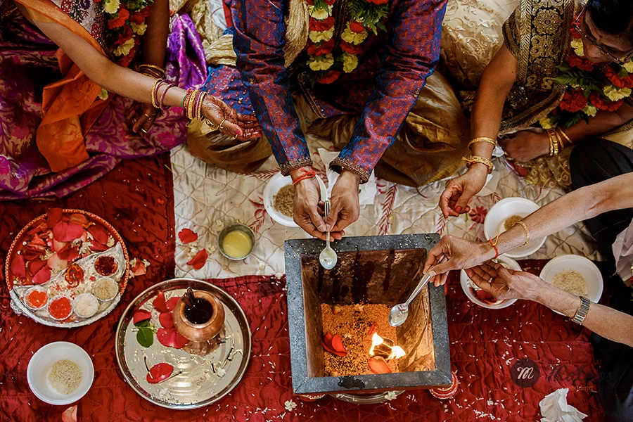 in indian wedding in chicago with a modern approach