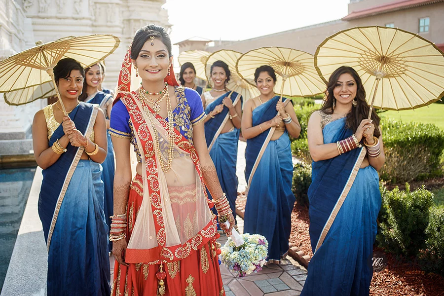 in indian wedding in chicago with a modern approach