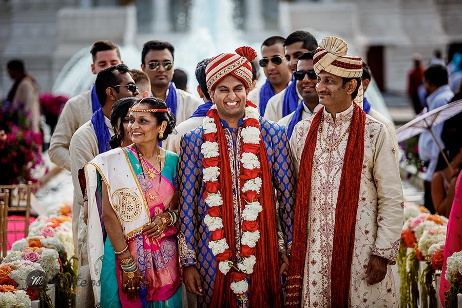 in indian wedding in chicago with a modern approach