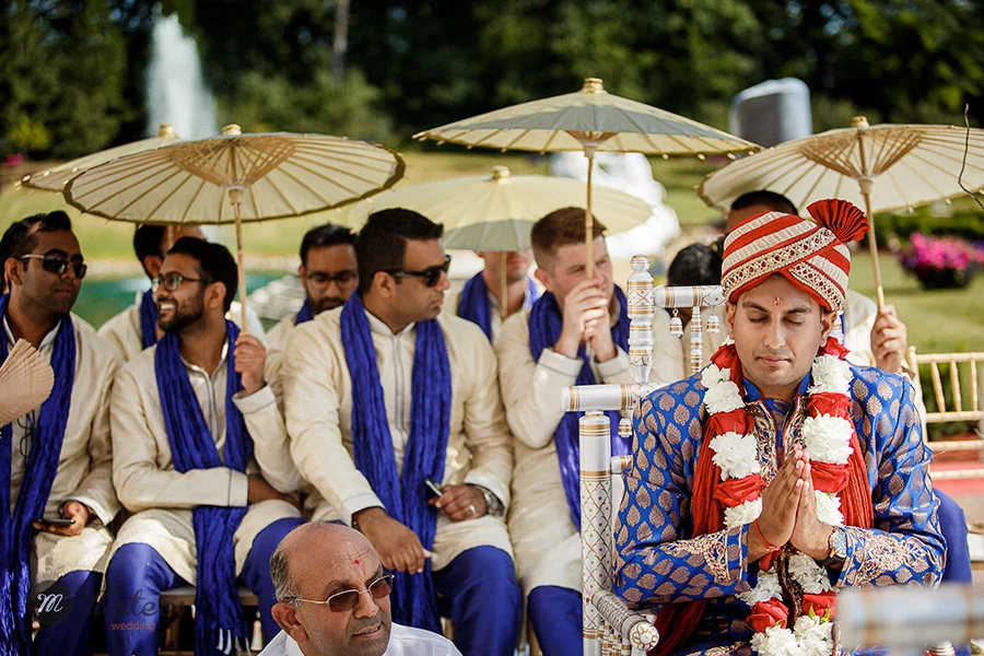 in indian wedding in chicago with a modern approach