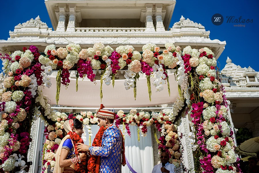 in indian wedding in chicago with a modern approach