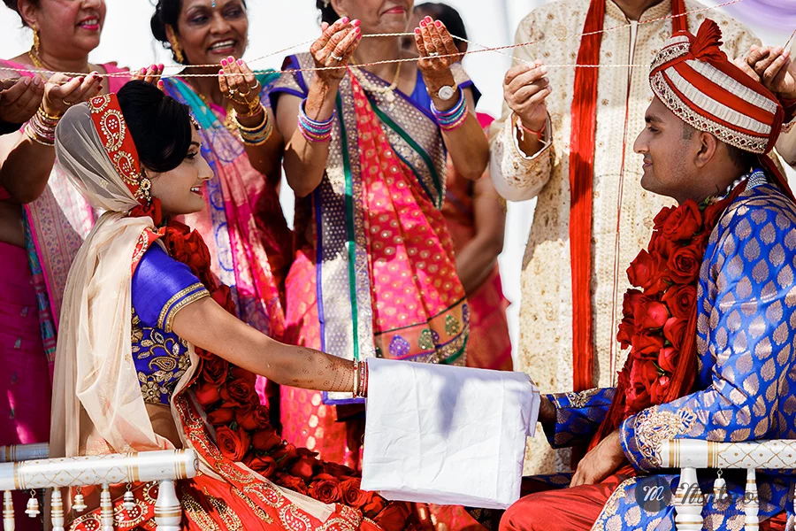 in indian wedding in chicago with a modern approach