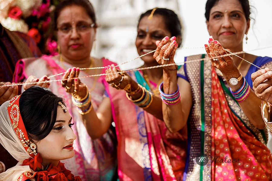 in indian wedding in chicago with a modern approach