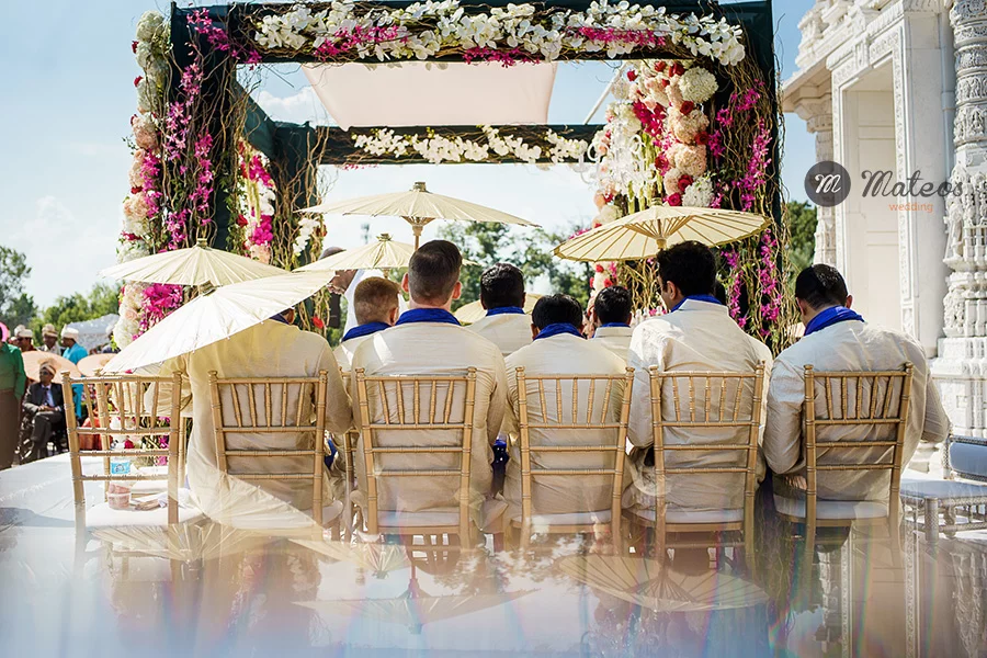 in indian wedding in chicago with a modern approach