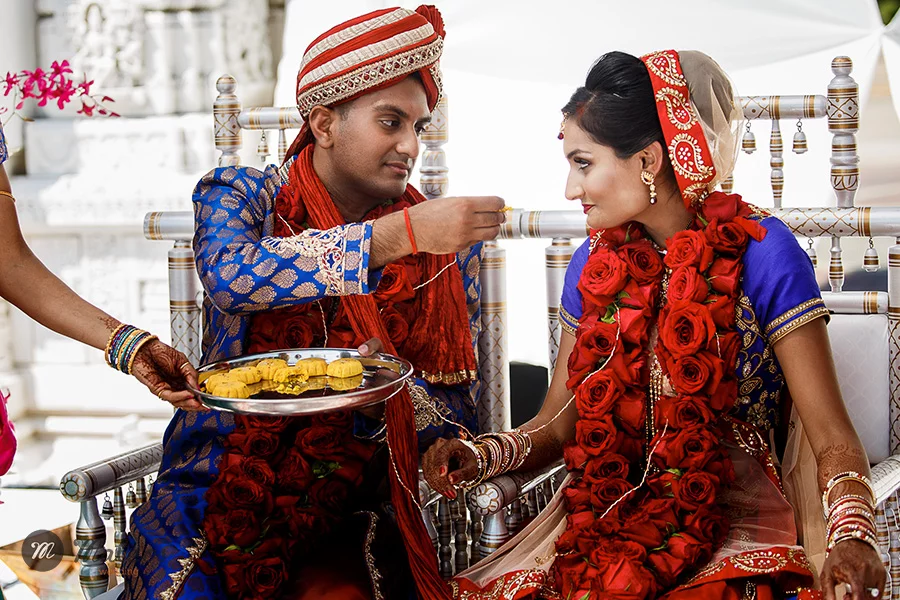 in indian wedding in chicago with a modern approach