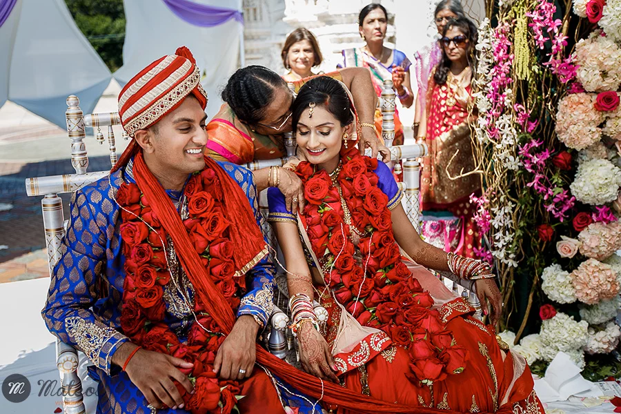 in indian wedding in chicago with a modern approach