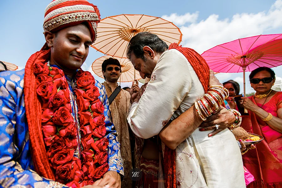 in indian wedding in chicago with a modern approach