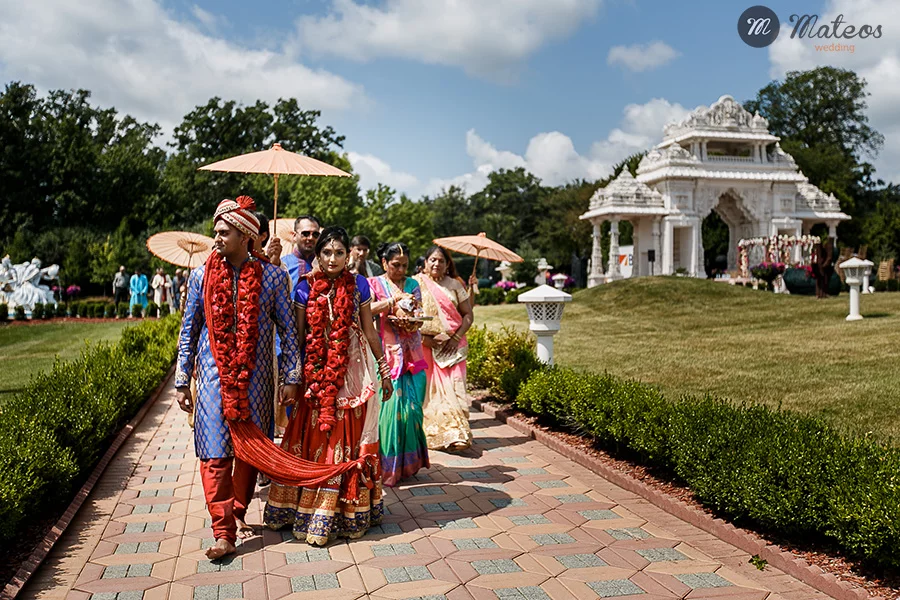 in indian wedding in chicago with a modern approach
