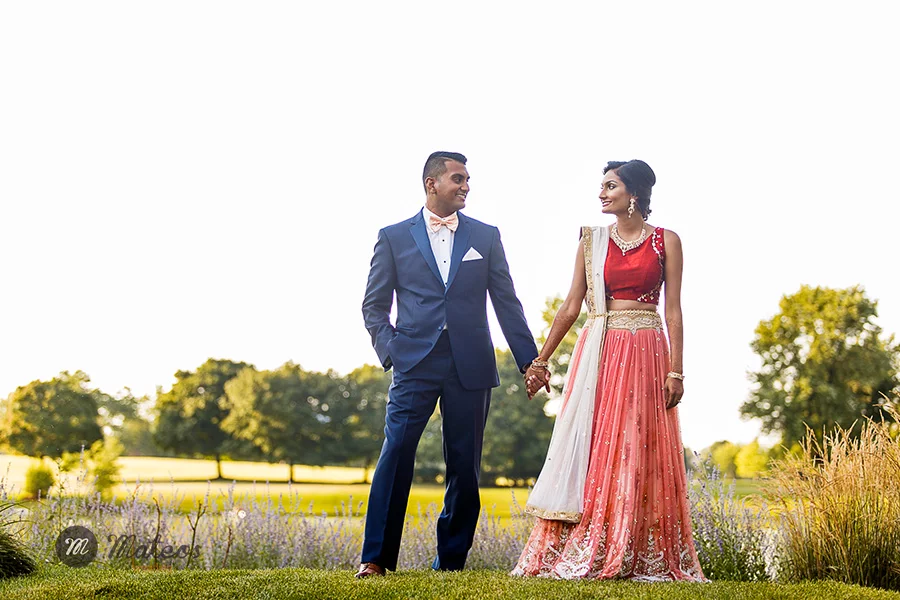 in indian wedding in chicago with a modern approach