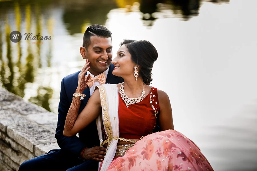 in indian wedding in chicago with a modern approach