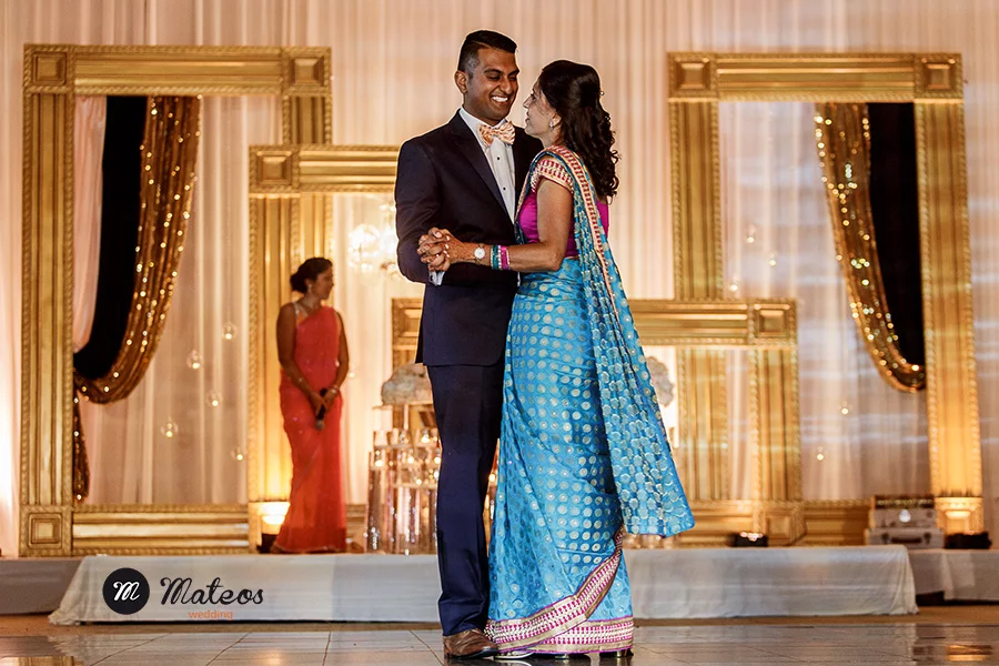 in indian wedding in chicago with a modern approach