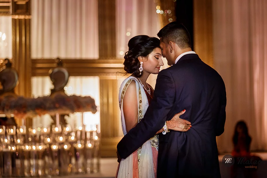 in indian wedding in chicago with a modern approach