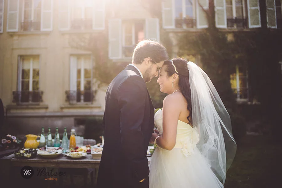 an french wedding style in paris