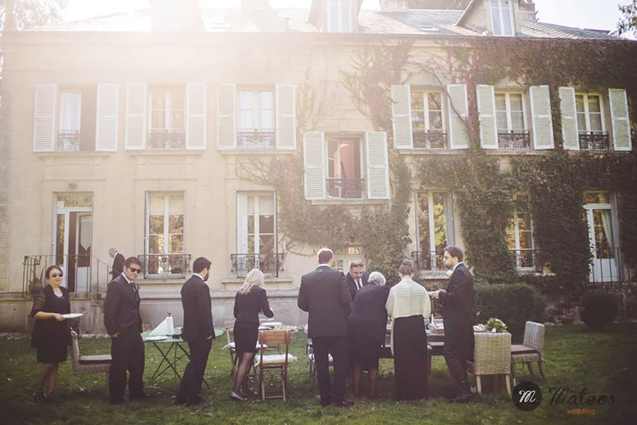 an french wedding style in paris