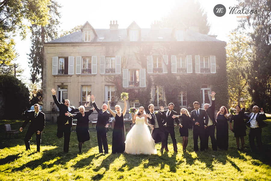 an french wedding style in paris