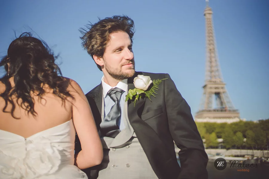 an french wedding style in paris