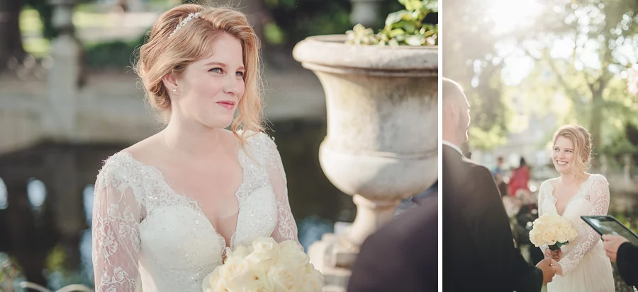 elopement in paris, luxembourg garden